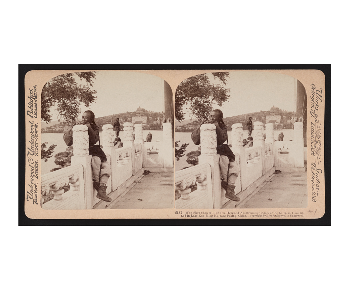 Longevity Mountain Stereograph